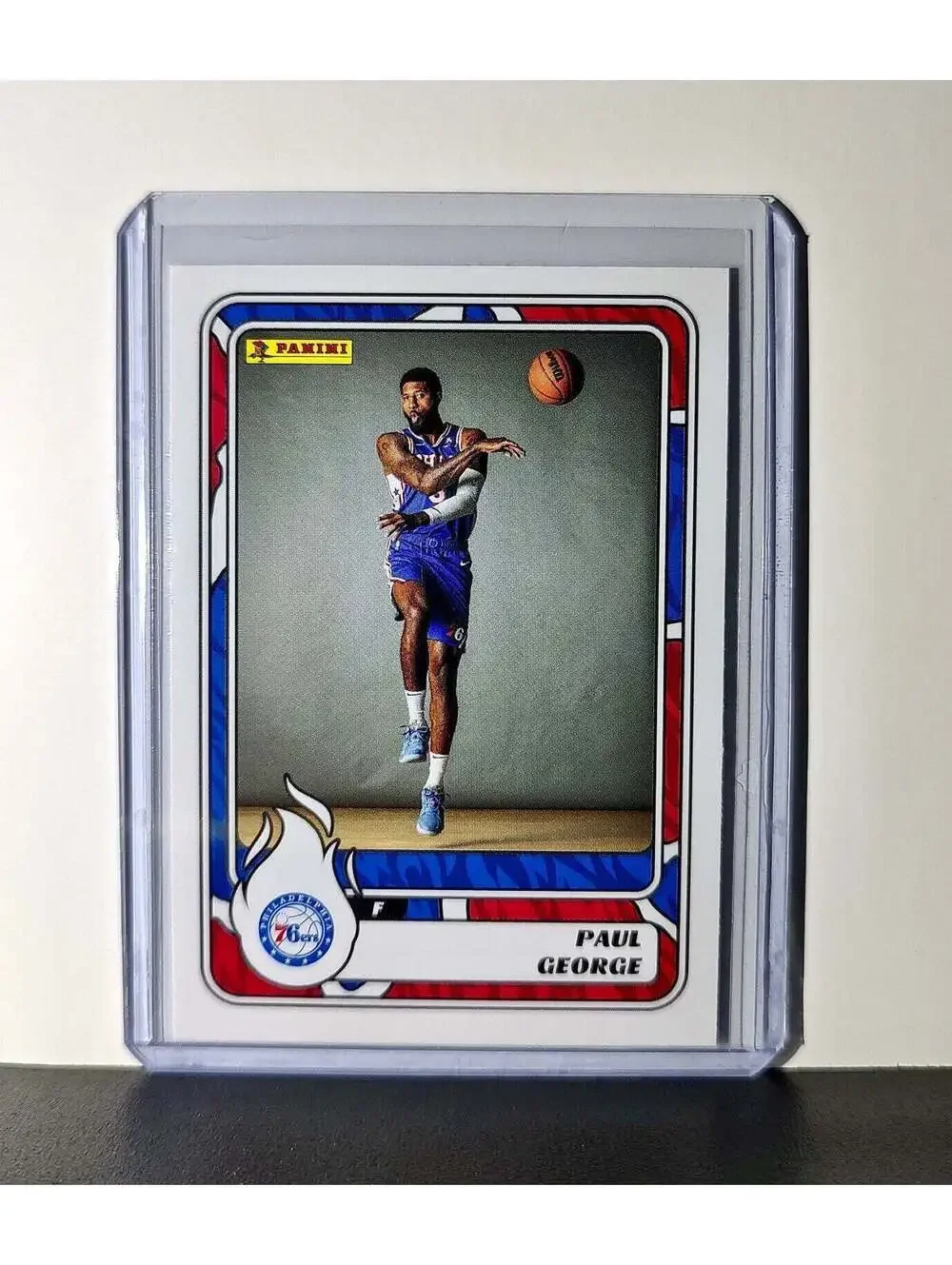 Paul George 2024-25 Panini NBA #64 Sticker Card Philadelphia 76ers